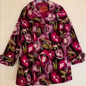 Missoni Abstract Floral Print Coat Girl’s Size M